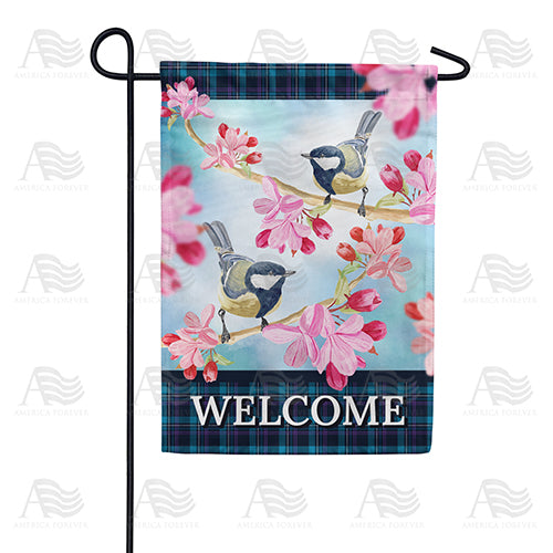America Forever Spring Tweets Welcome Garden Flag