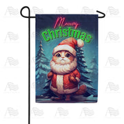 America Forever Meowy Christmas Cat Garden Flag
