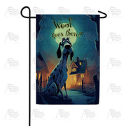 America Forever Woof Goes There? Garden Flag