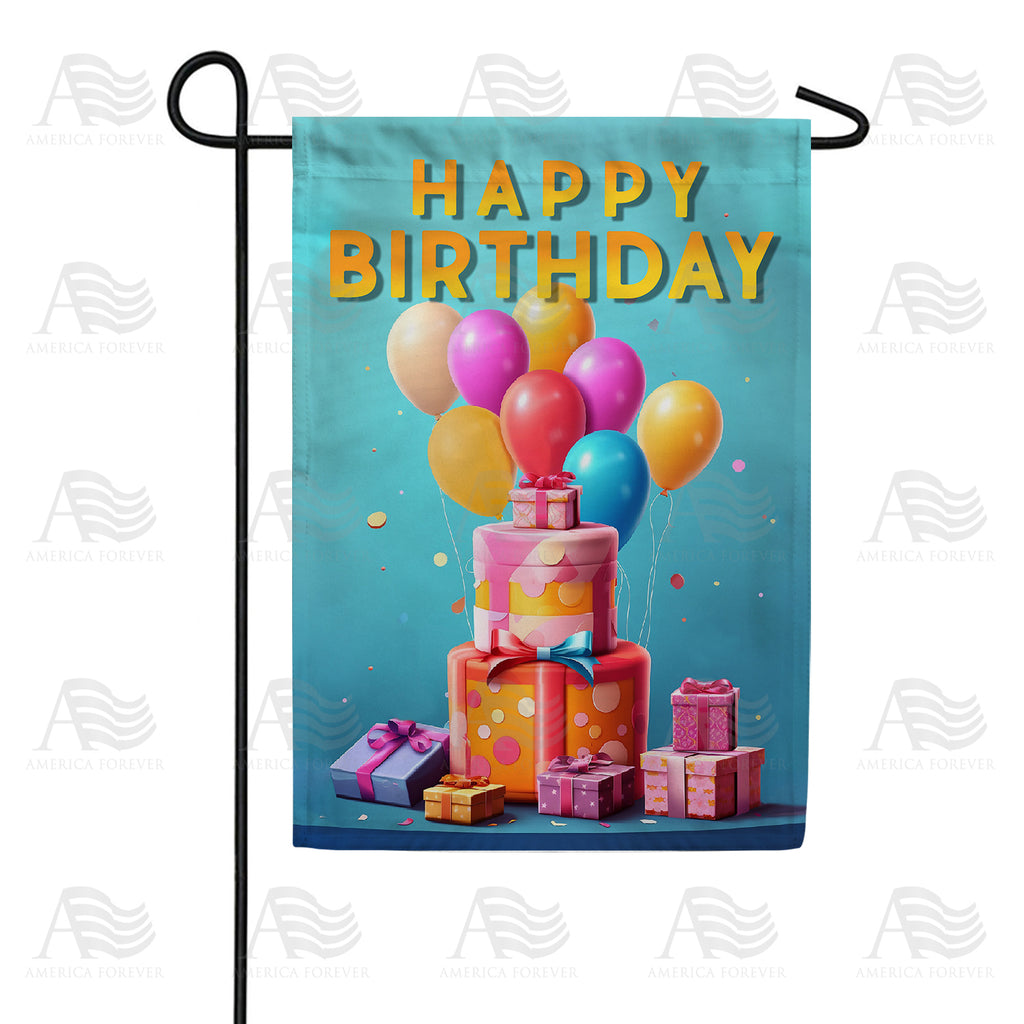 America Forever Birthday Gifts Garden Flag