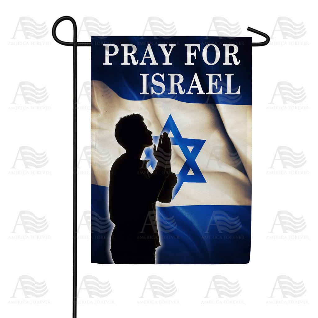 Pray for Israel Double Sided Garden Flag 12.5" x 18"