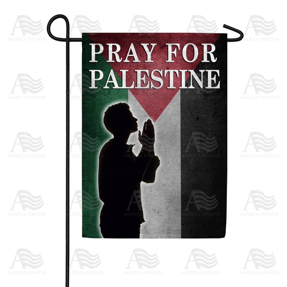 Pray for Palestine Double Sided Garden Flag 12.5" x 18"
