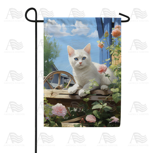 America Forever Blue Eyed Beauty Garden Flag