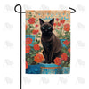 America Forever Black Cat Terracotta Garden Flag