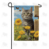 America Forever Butterfly Stalker Garden Flag