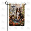 America Forever Collies Garden Flag