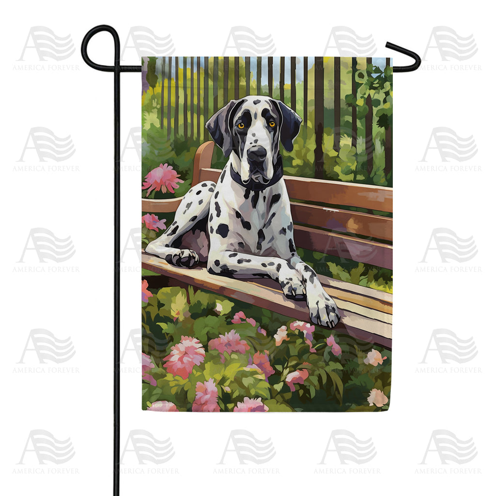 America Forever Sit. Stay. Good Boy! Garden Flag