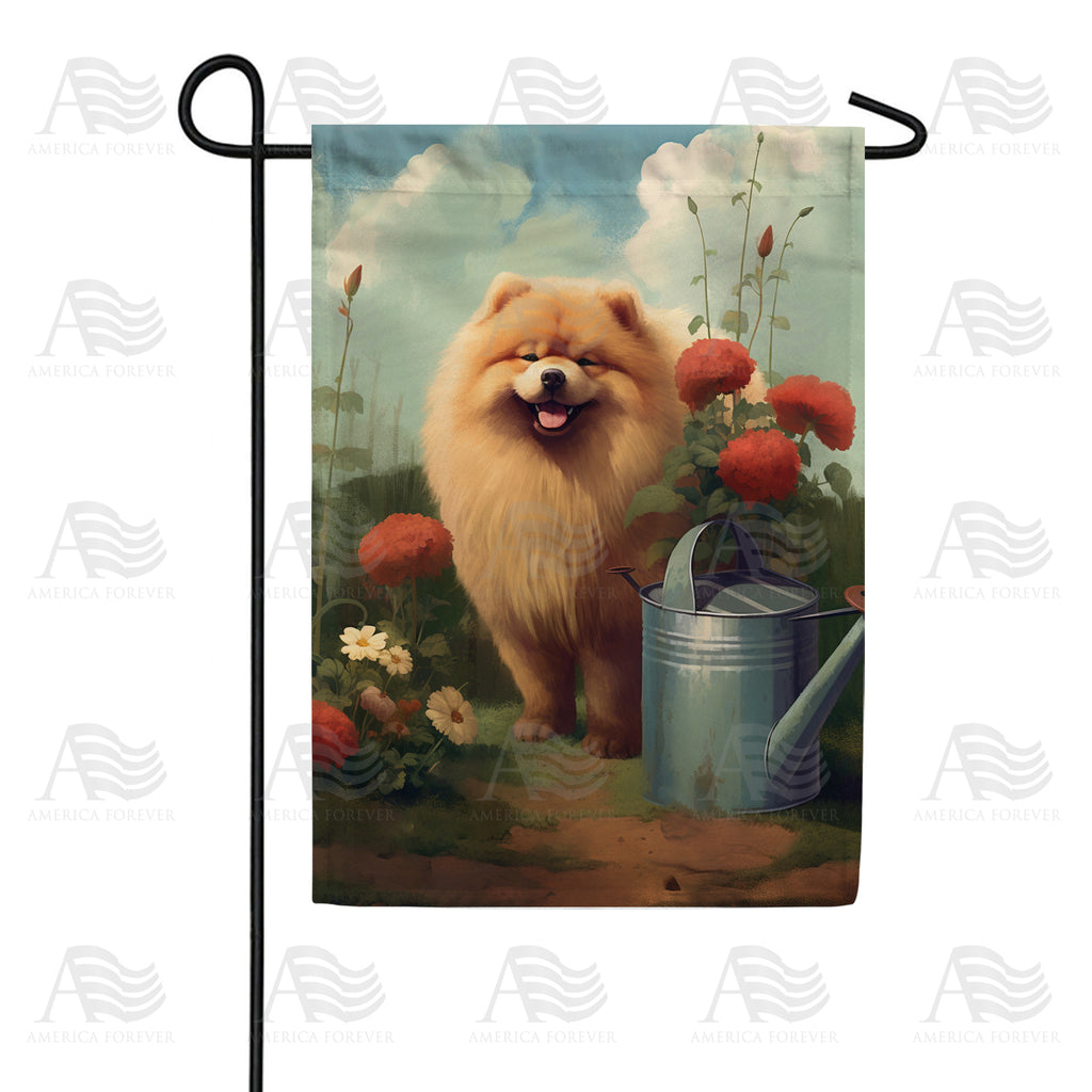 America Forever Chow Chow Garden Flag