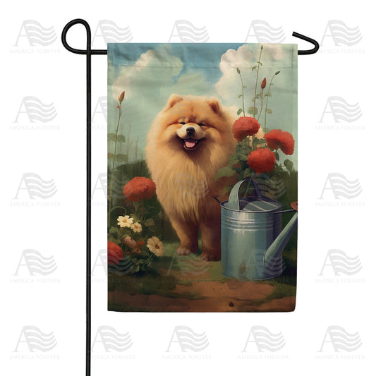 America Forever Chow Chow Garden Flag