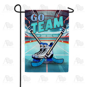 America Forever Ice Hockey Face Off Garden Flag