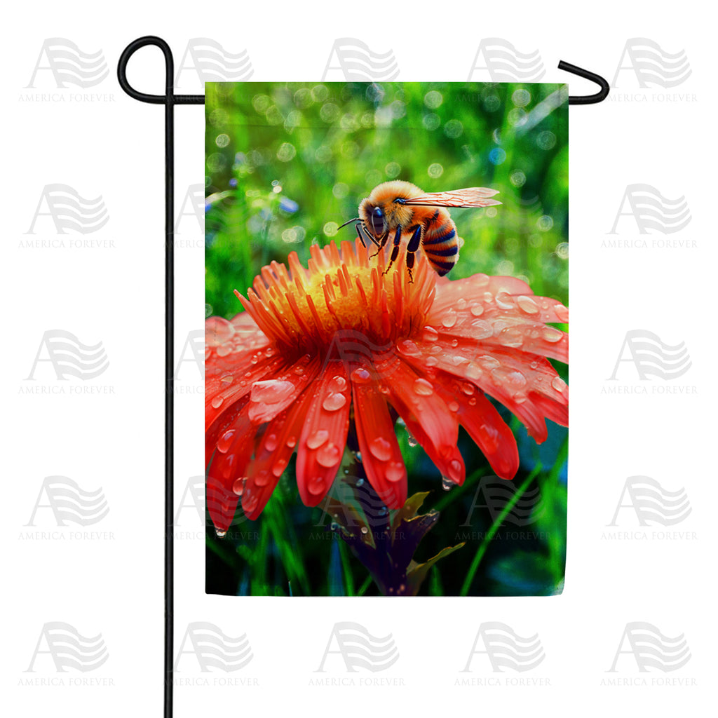America Forever Rainy Day Bee Garden Flag