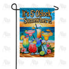 America Forever Beachfront Happy Hour Cocktails Garden Flag