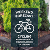 America Forever Weekend Cycling Forecast Garden Flag
