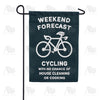 America Forever Weekend Cycling Forecast Garden Flag
