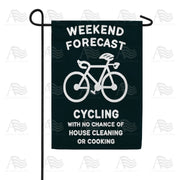 America Forever Weekend Cycling Forecast Garden Flag