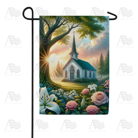 America Forever Serene Sanctuary Garden Flag