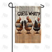America Forever Chicken Butt Fun Garden Flag