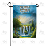 America Forever Be Still God Garden Flag