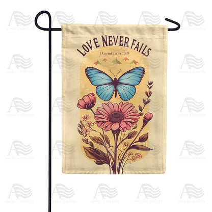 America Forever Timeless Love Garden Flag