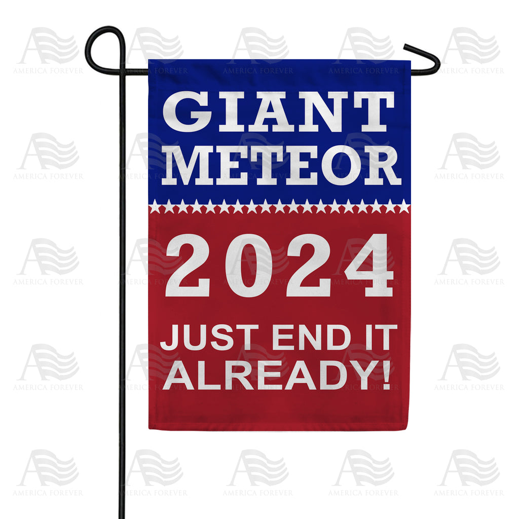 America Forever Giant Meteor 2024 Garden Flag