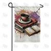 America Forever Coffee and Books Garden Flag