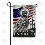 America Forever One Nation Under God Garden Flag
