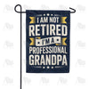 Professional Grandpa Vintage Humor Double Sided Garden Flag