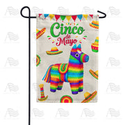 America Forever Cinco de Mayo Piñata Garden Flag