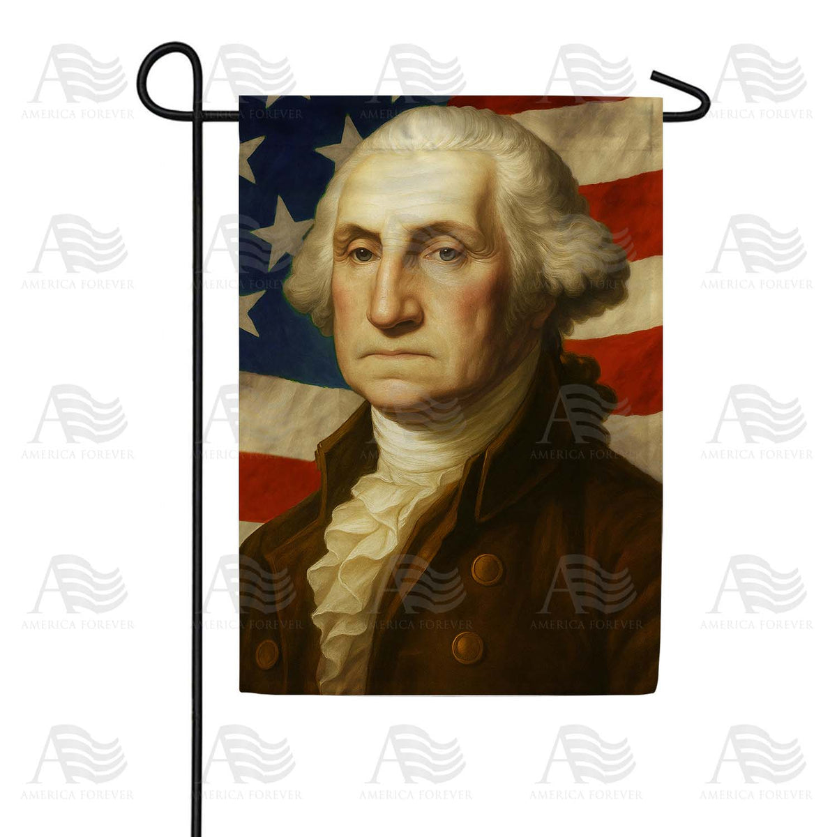 George Washington Portrait Garden Flag