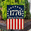 1776 Liberty & Freedom Patriotic Garden Flag