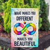 What Makes You Different Autism Awareness Garden Flag