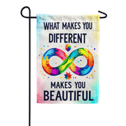 What Makes You Different Autism Awareness Garden Flag