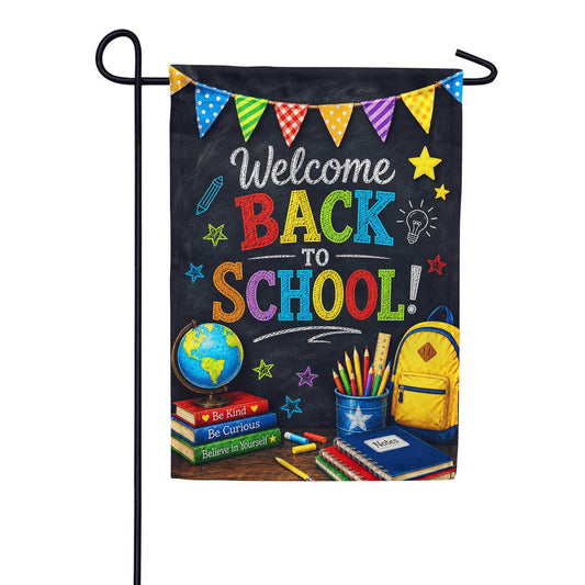America Forever Welcome Back to School Garden Flag