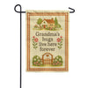America Forever Grandma's Hugs Live Here Forever Garden Flag