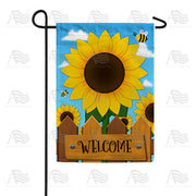 America Forever Sunflower Welcome Garden Flag