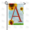 America Forever Ladybugs and Sunflowers Monogram Garden Flag