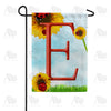 America Forever Ladybugs and Sunflowers Monogram Garden Flag