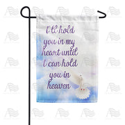 America Forever Holding You in My Heart Garden Flag