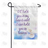 America Forever Holding You in My Heart Garden Flag