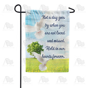 America Forever Loved And Missed Garden Flag