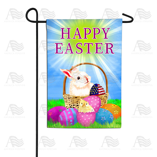 America Forever Happy Easter America Garden Flag