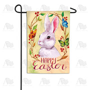 America Forever Watercolor Easter Bunny Garden Flag