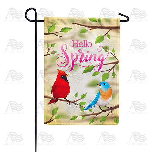 America Forever The Cardinal and the Bluebird Garden Flag