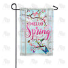 America Forever Open the Window to Spring Garden Flag