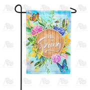 America Forever Hello Spring Wooden Board Garden Flag