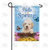 America Forever Spring Labrador Puppy Garden Flag