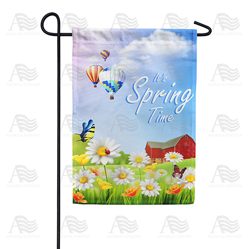 America Forever It's Spring Time at the Farm Garden Flag