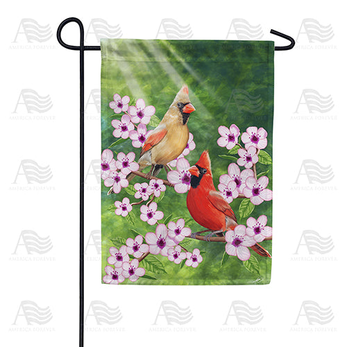 America Forever Spring Cardinals Garden Flag