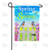 America Forever Bright Spring Flowers Garden Flag