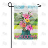 America Forever Window Spring Flowers Garden Flag